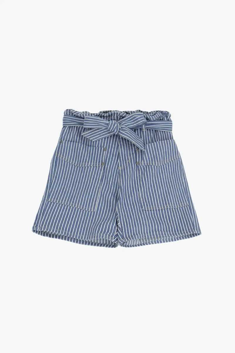 Short Please Paper-bag Bianco/Blu