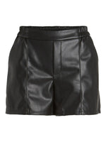 Short en similicuir Vila Vipen Black