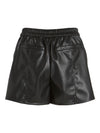 Short en similicuir Vila Vipen Black