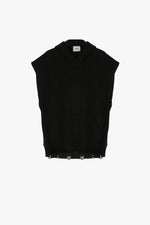 Sweat Dixie sans manche Nero