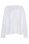Sweat Liv Bergen Organic Palmiers Optic White