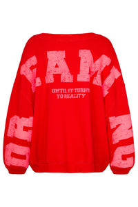 Sweat Liv Bergen "DREAMING" Red