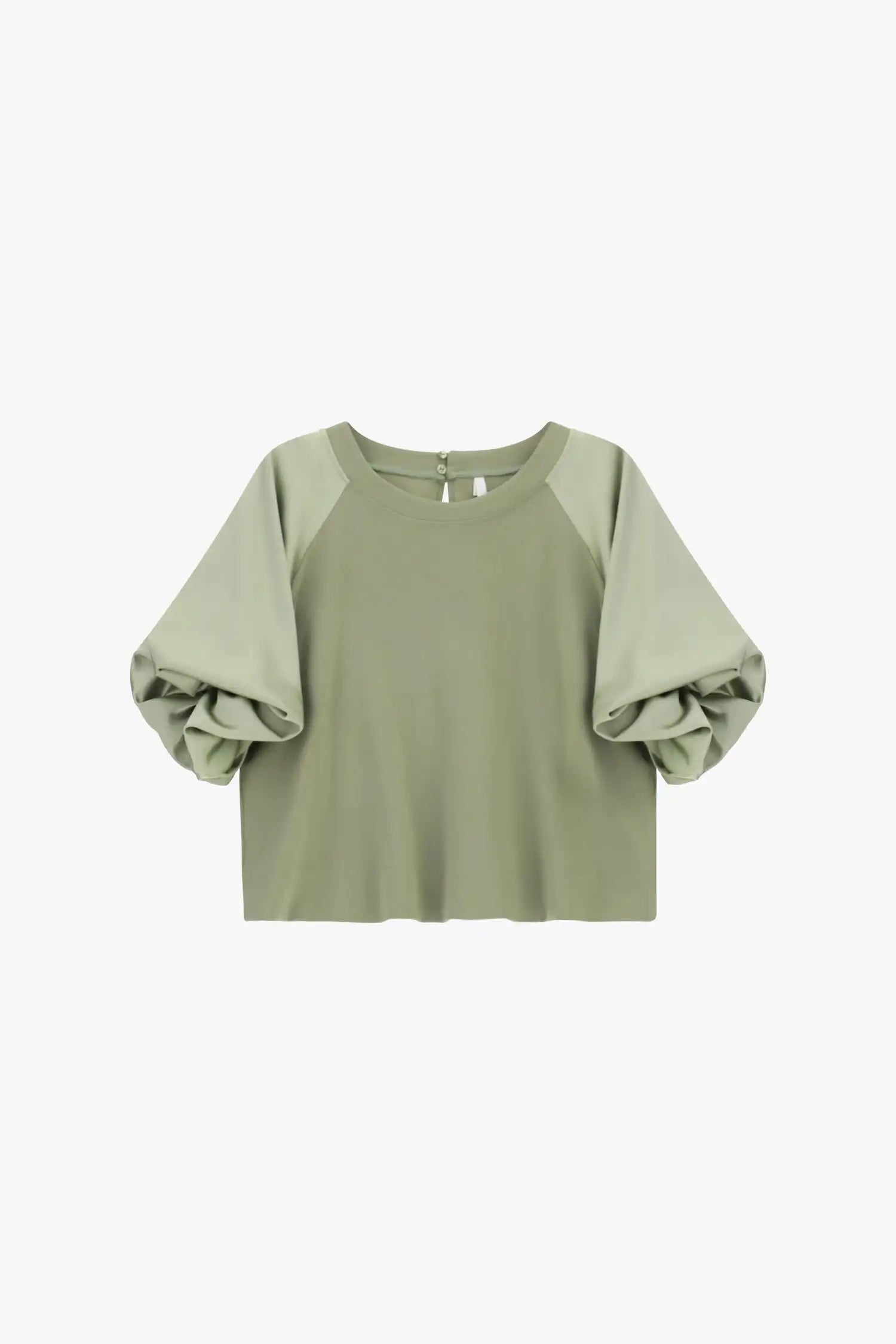 Sweat Imperial manches satin Sea Grass
