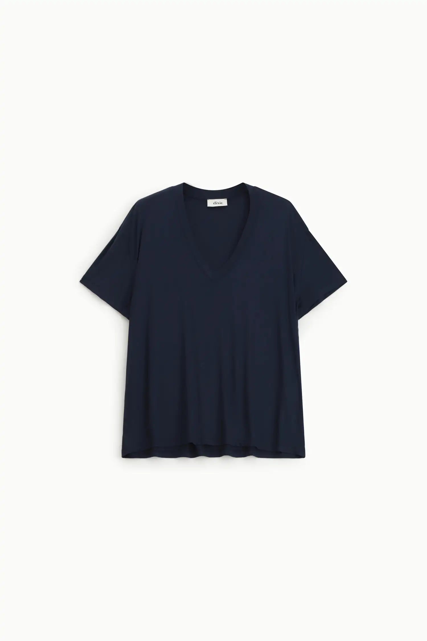 T-shirt Col V Dixie Blu