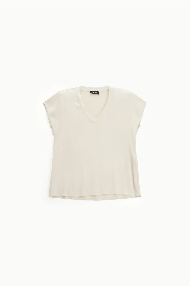 T-shirt Col V Dixie Burro