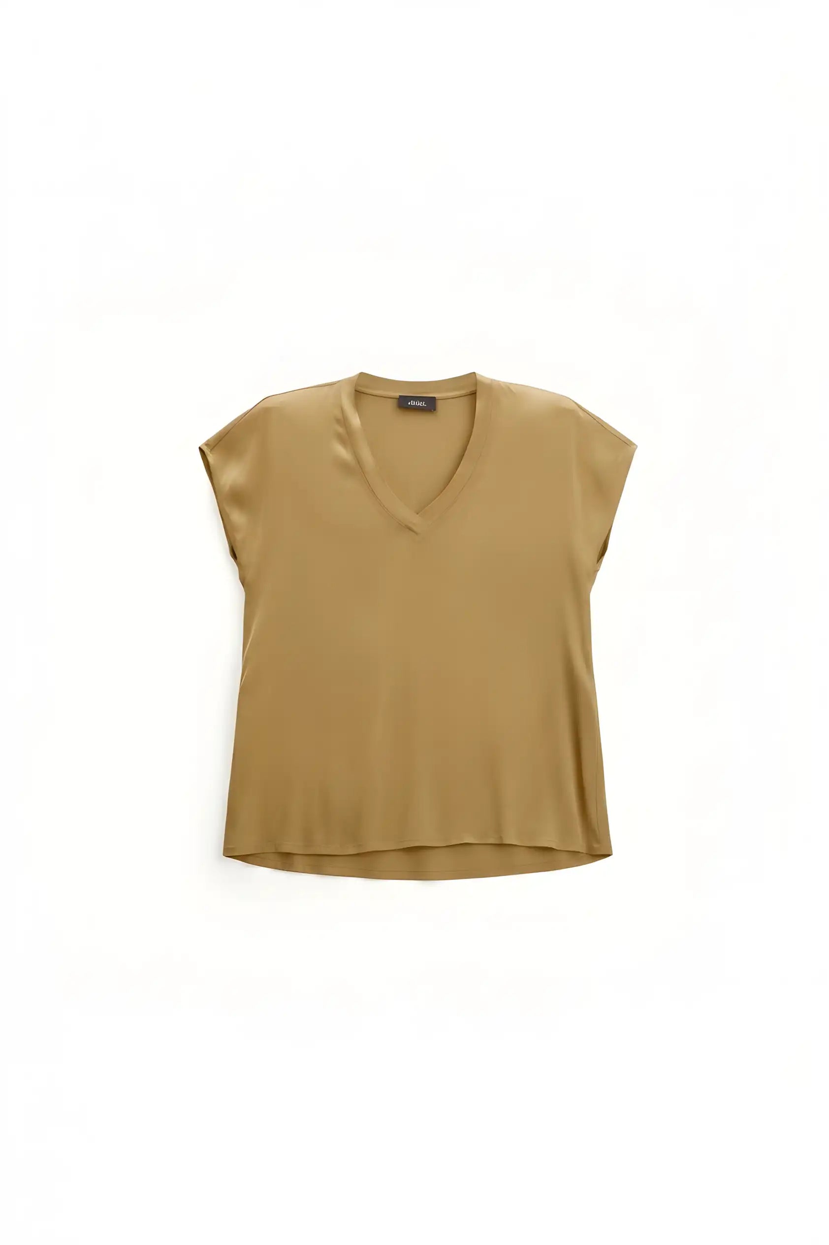 T-shirt Col V Dixie Sabbia