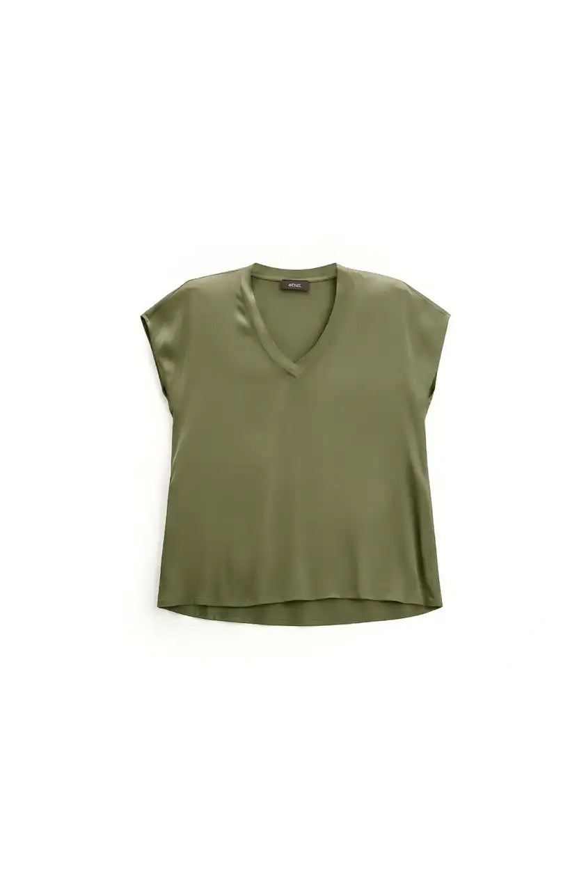 T-shirt Col V Dixie Salvia