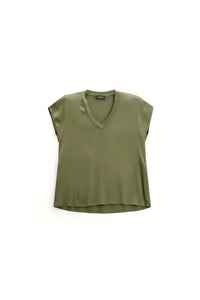 T-shirt Col V Dixie Salvia