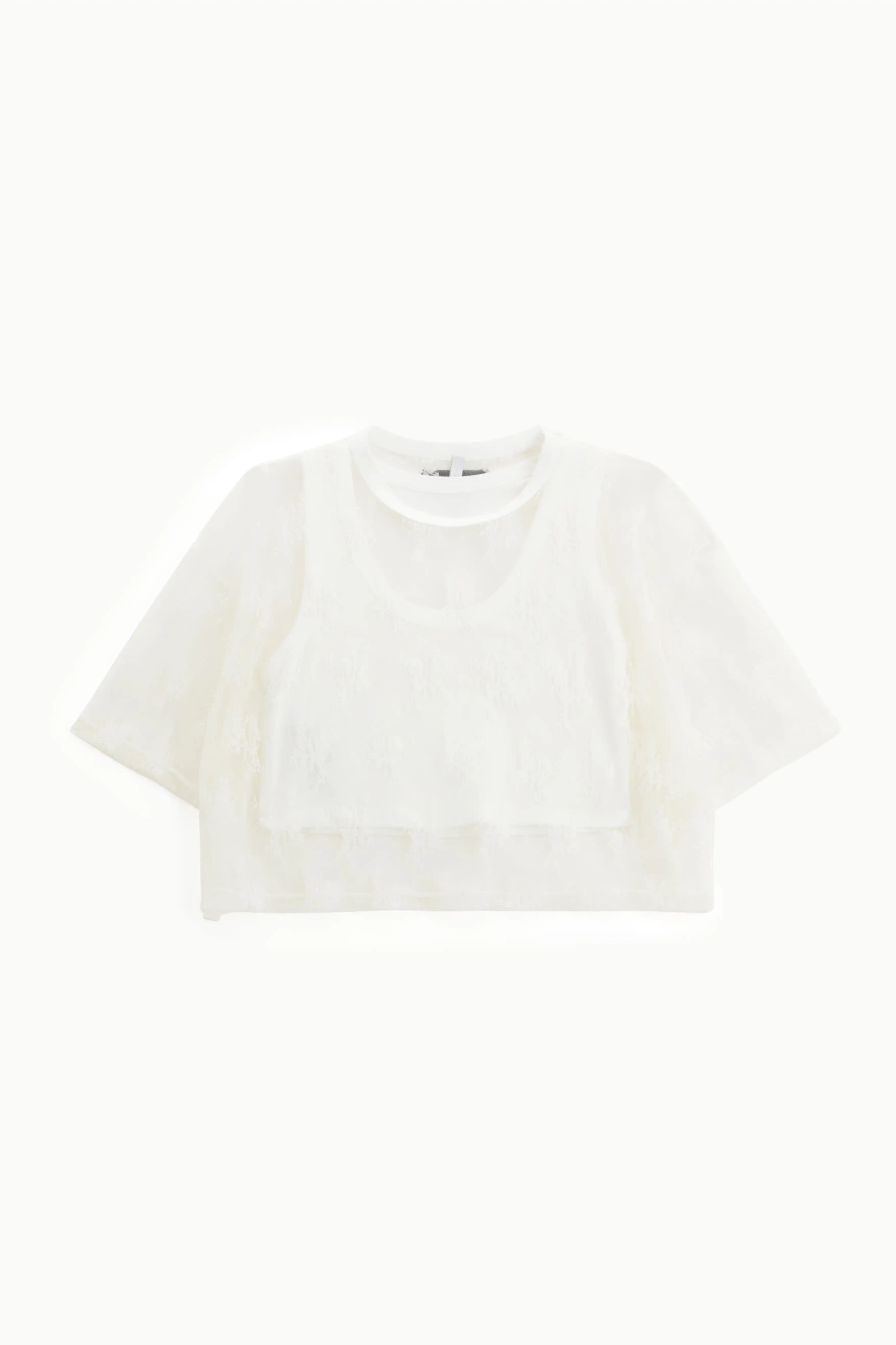 Top Imperial dentelle Avorio