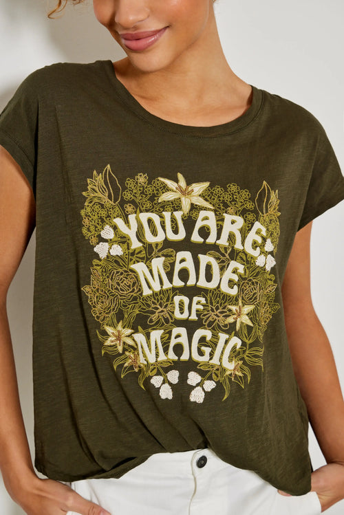 T-shirt Five Magic Kaki