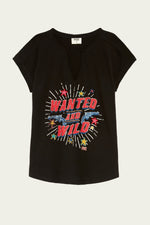 T-shirt Five Wanted Noir