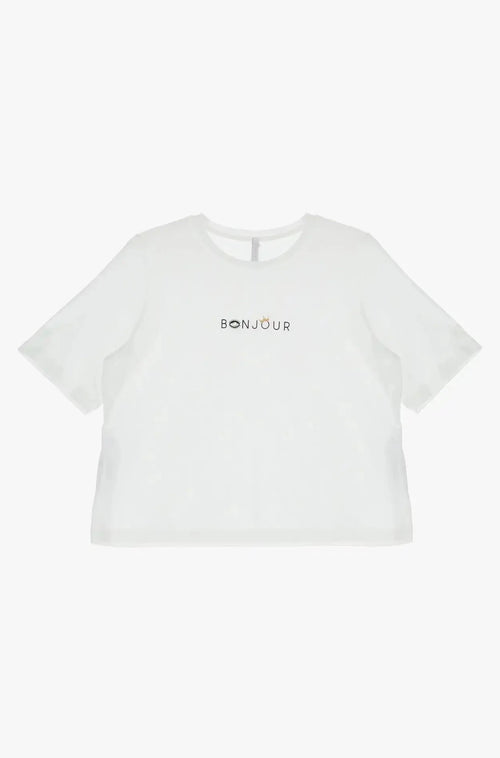 T-shirt Imperial Bonjour Bianco