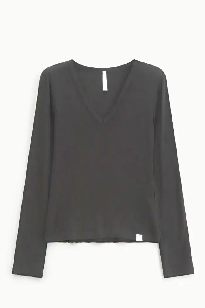 T-shirt sous-pull Imperial col v Grigio Scuro