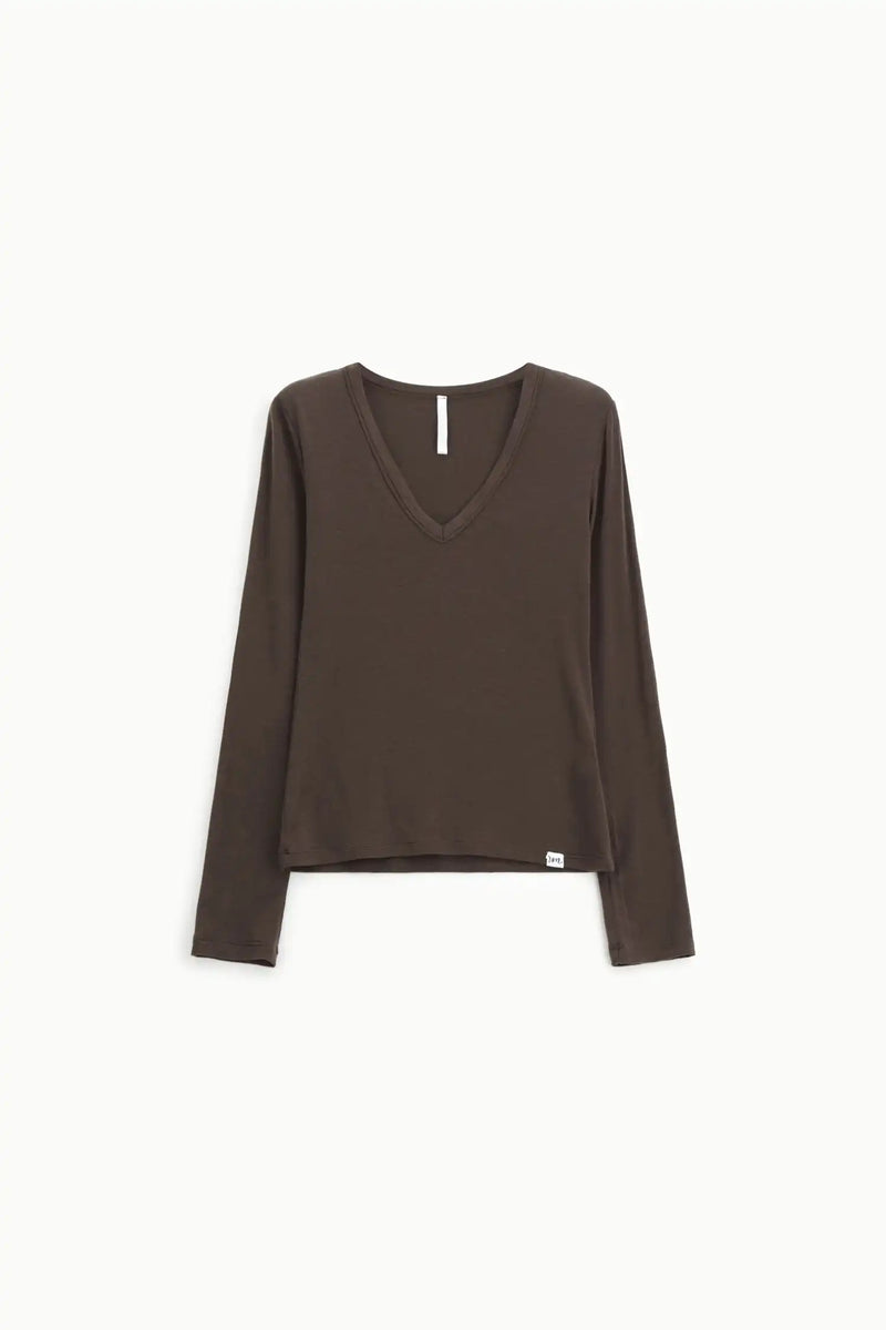 T-shirt sous-pull Imperial col v Fondente