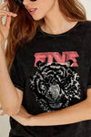 T-shirt Five Tiger Acid Grey