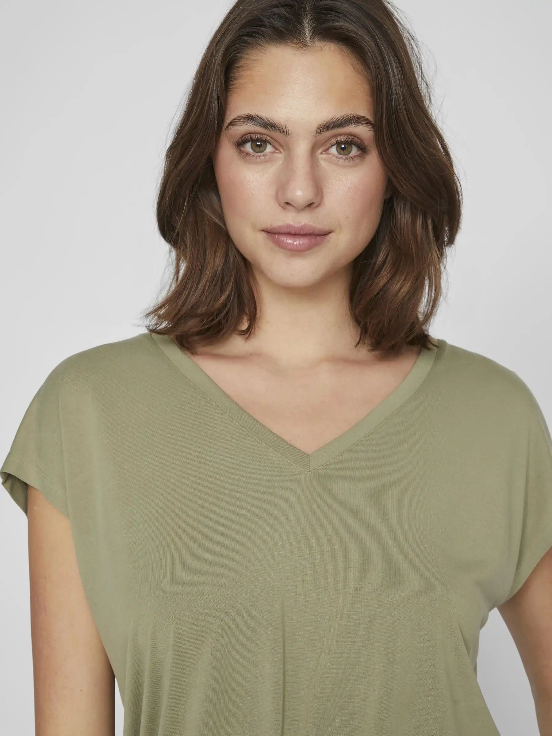 Camiseta Vila Vimodala Oil Green Envio GRATIS Boutique Access Nykita
