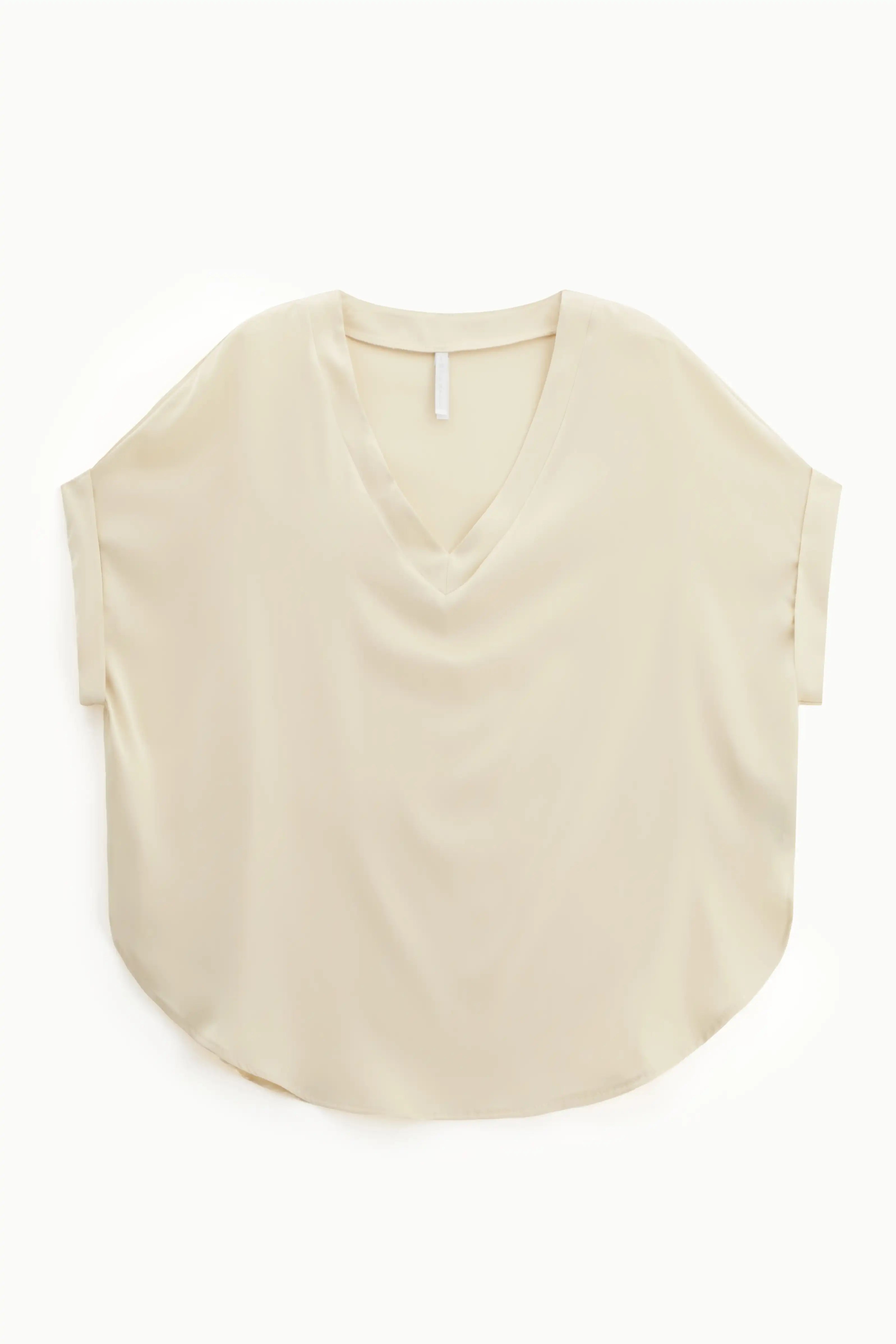 Top Imperial Satin Vaniglia