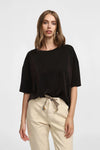 T-shirt oversize Please à paillettes Marrone