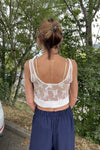 Top Imperial en dentelle Avorio