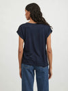 T-Shirt Vila Viellette Navy Blazer