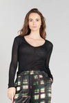 T-shirt Maevy Brume Noir