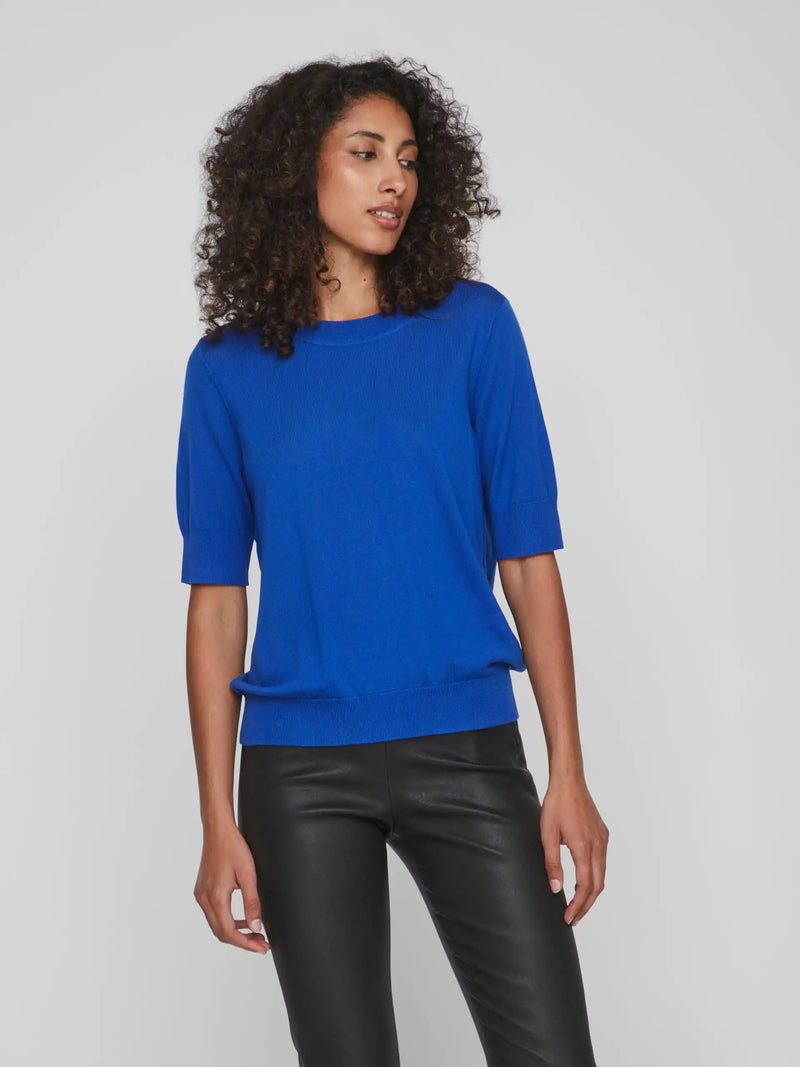 T-shirt en maille Rouge by Vila Vizui Limoges