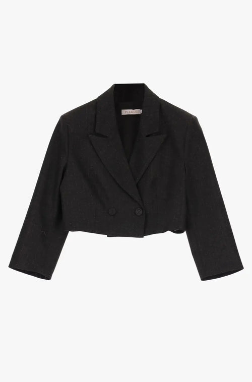 Veste Blazer court Please deux bouton Grigio Antracite
