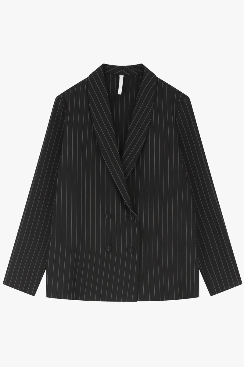 Blazer Imperial 4 boutons à rayures Nero
