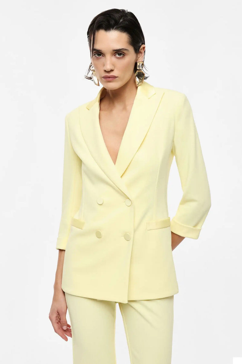 Blazer de smoking Imperial croisé Canarino