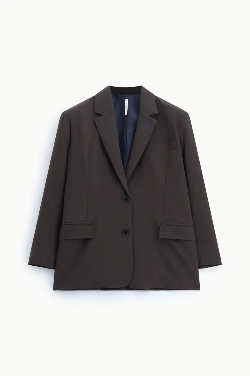 Blazer Oversize Imperial détail marine Dark Coffee