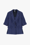 Blazer Imperial manches mi-longues Blu Denim