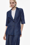 Blazer Imperial manches mi-longues Blu Denim