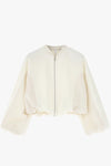 Blouson oversize Imperial bomber Satin Zinco