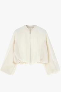 Blouson oversize Imperial bomber Satin Zinco