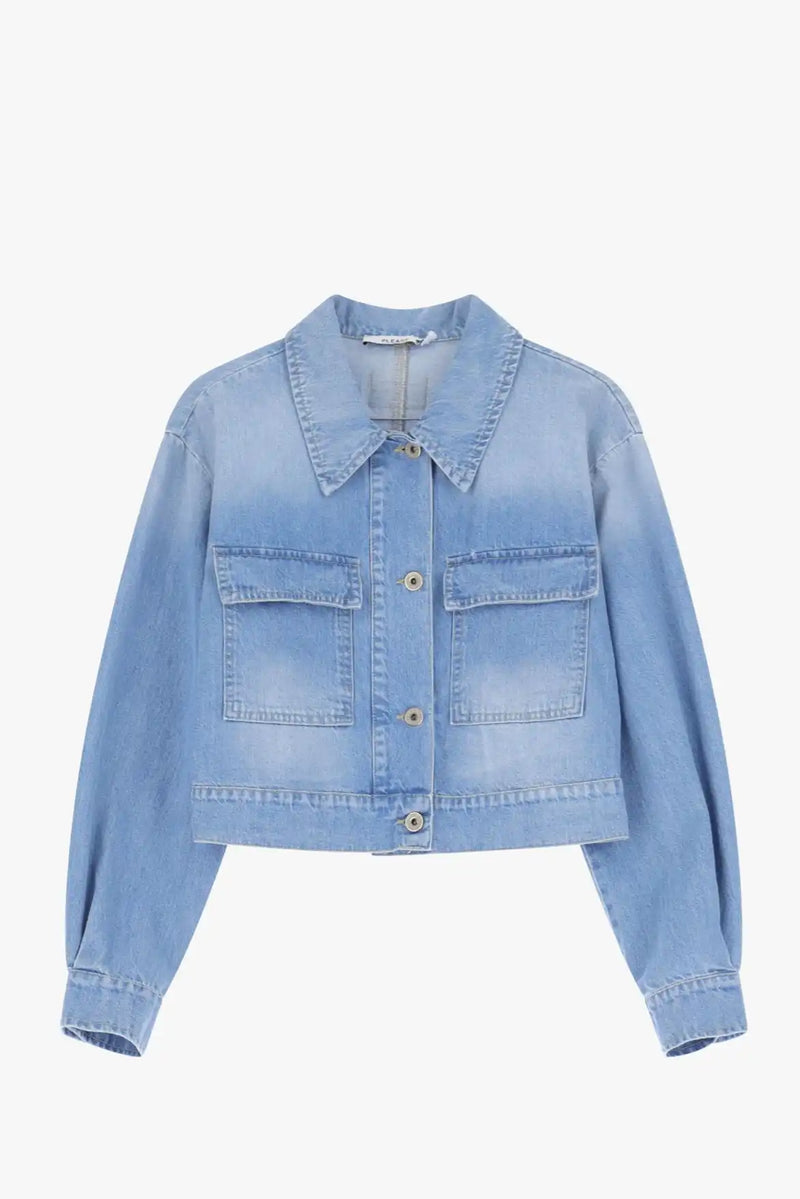 Blouson boutonné Please Blu Denim