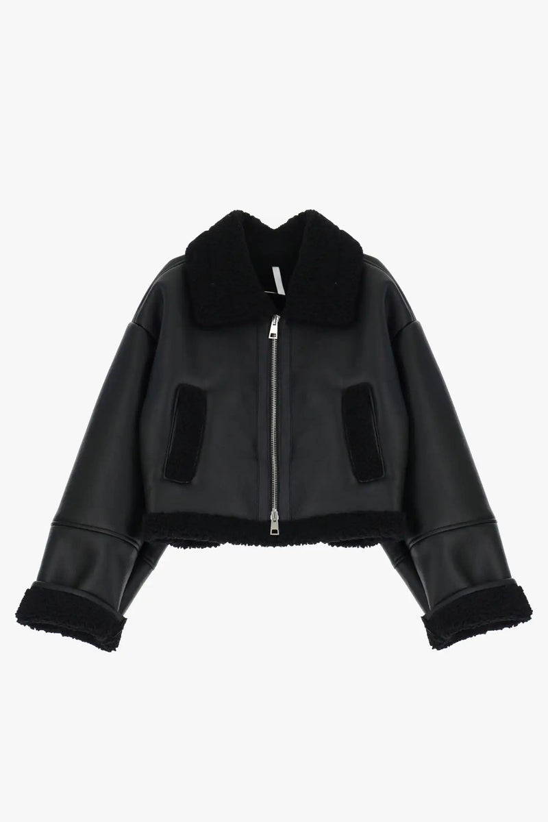 Veste Aviateur Imperial similicuir Nero