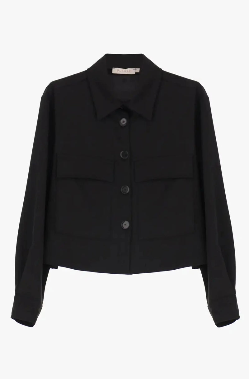 Veste Please boutonnée Nero
