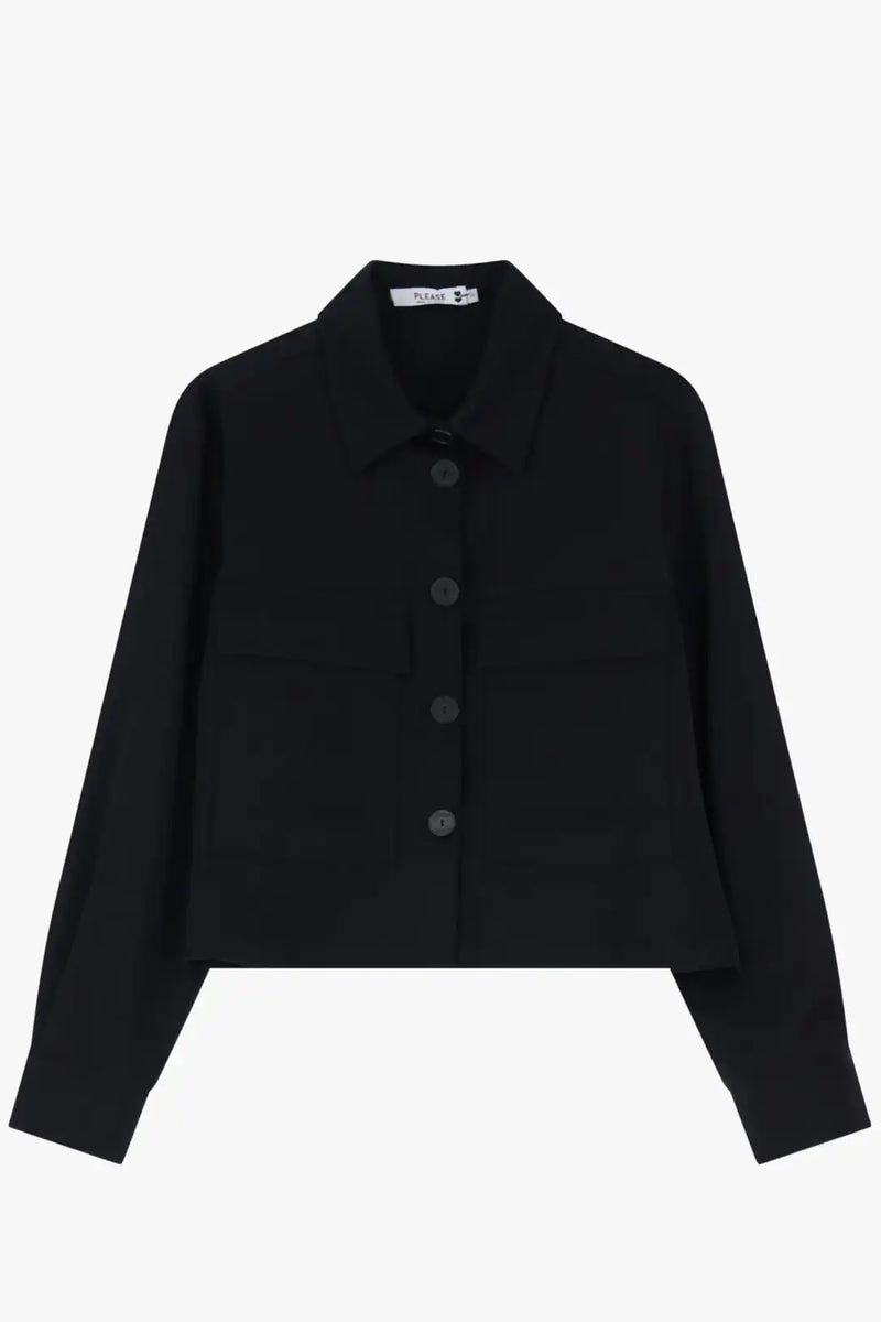 Veste Please avec poches Nero