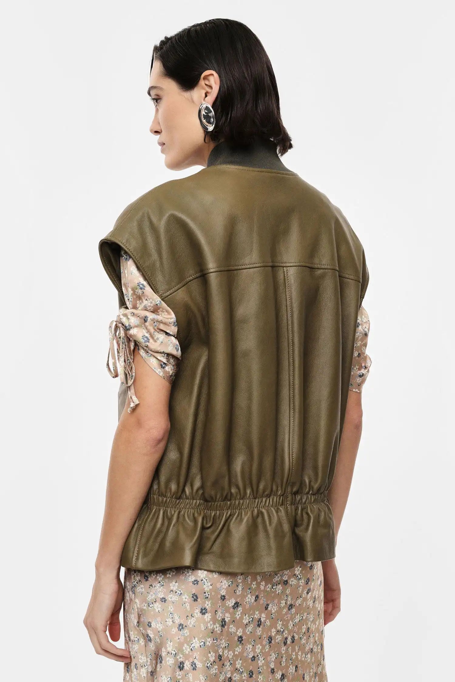 Veste sans manches en cuir Imperial Militare