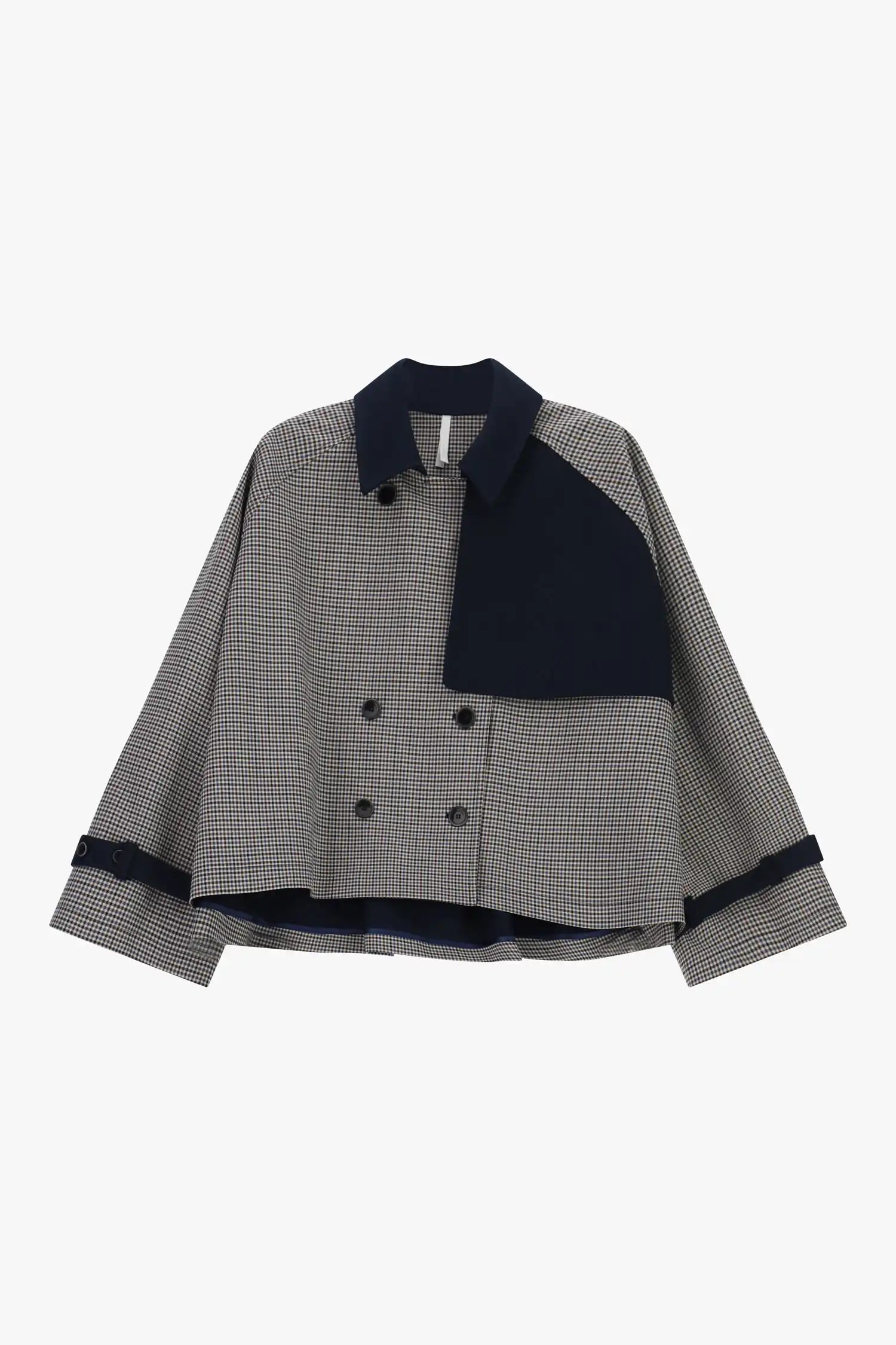 Veste Trench Imperial à carreaux Beige/Blu