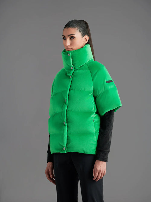 Doudoune manches courtes RRD Velvet Tubic Verde Prato