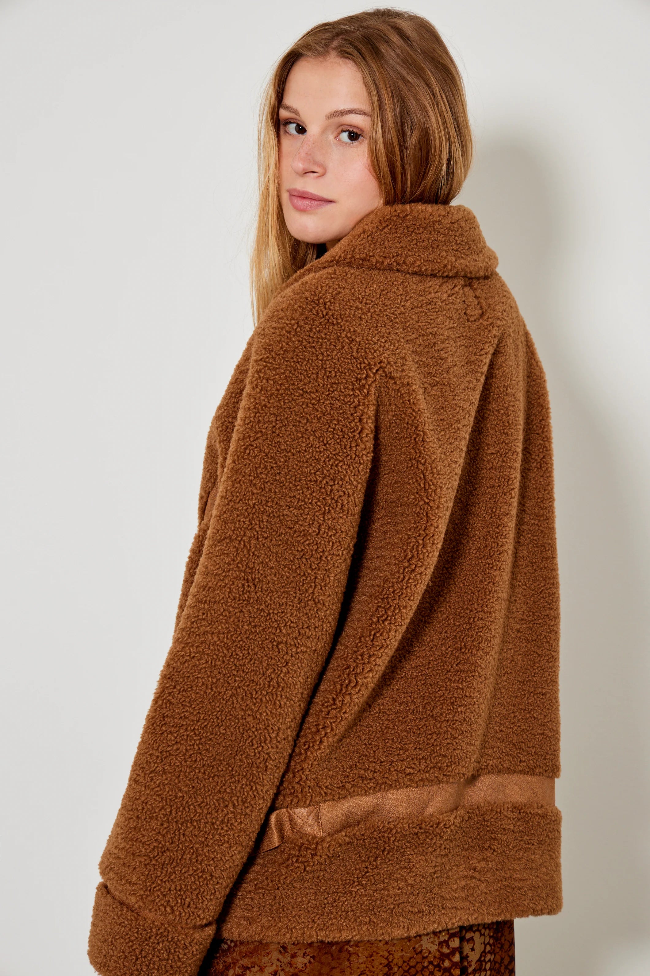 Manteau Veste FIVE Volupte 627 Coffee Livraison GRATUITE Boutique Access Nykita