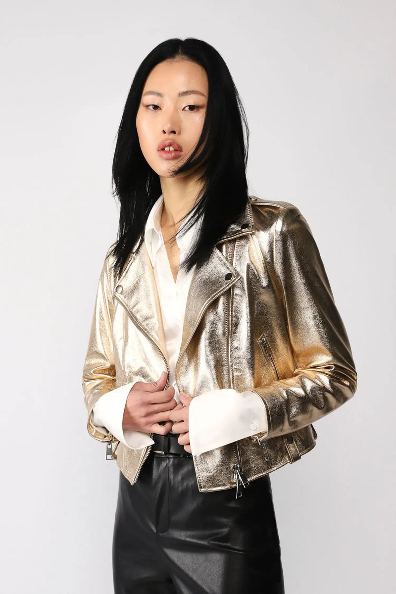 Veste Imperial Effet Métallisé Oro