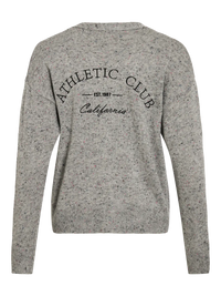 Cardigan Vila Vimusva "Athletic Club" Light Grey Melange