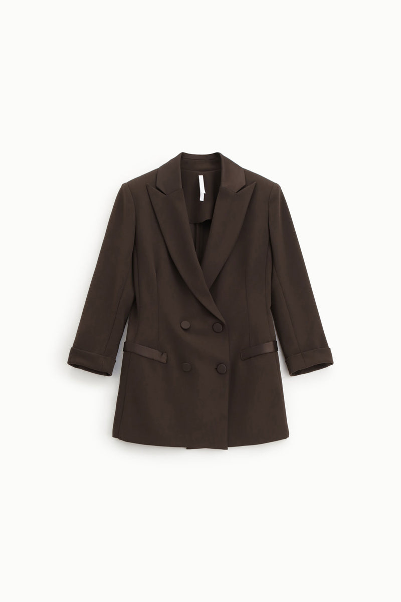 Veste Tailleur Imperial oversize croisee Moro