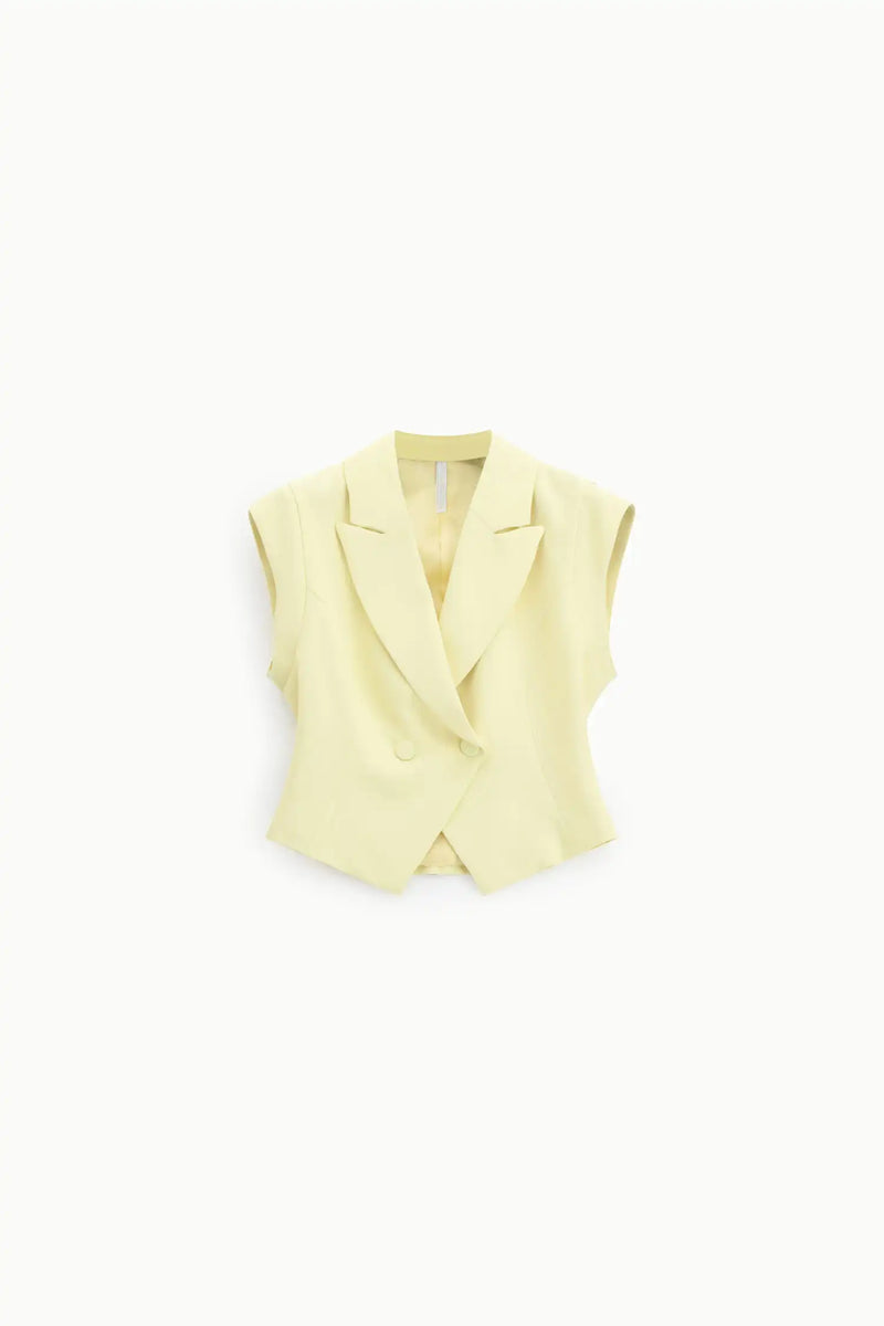 Gilet Imperial croisé Canarino