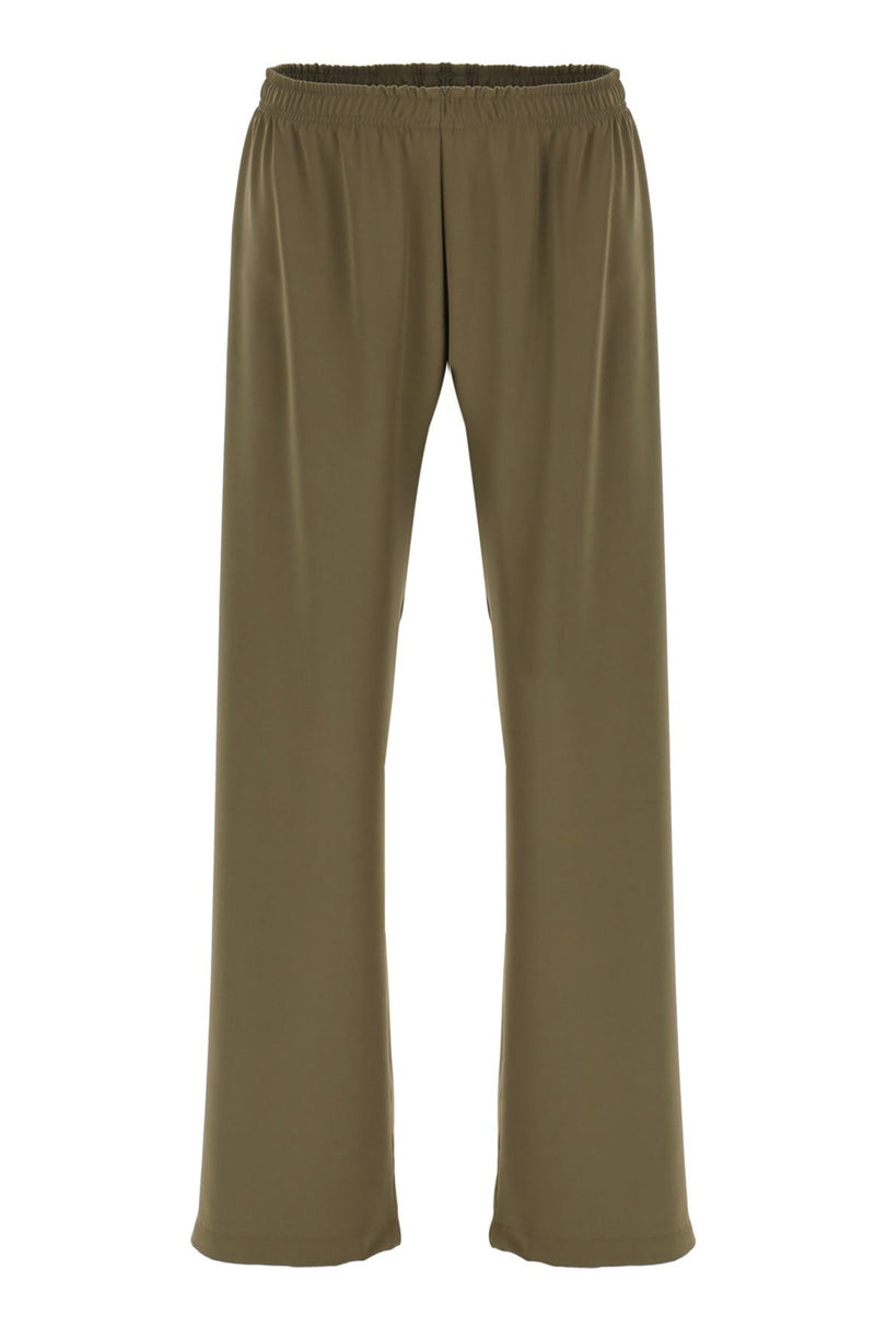 Pantalon Impérial kaki large et fluide.