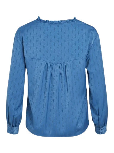 Chemise Vila Vimiel Lightning L/S Federal Blue