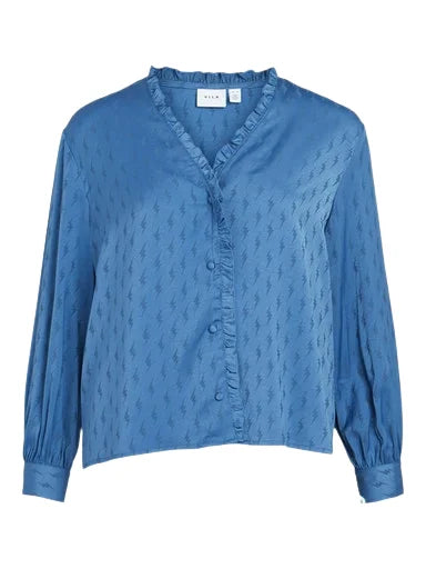 Chemise Vila Vimiel Lightning L/S Federal Blue