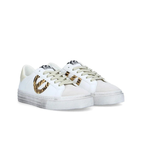 Baskets No Name Strike Side Nappa/P.Zebra White/Natural